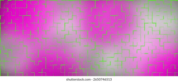 This visually striking background showcases a mix of pink and silver tones, enhanced with a bold neon green grid, suitable for backgrounds, design elements, and more.