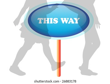 this way signpost