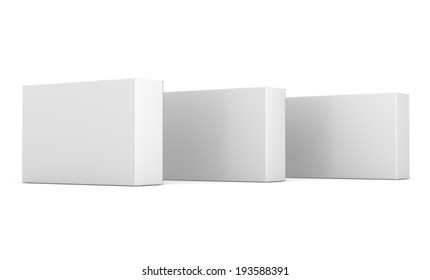 Three Cardboard Boxes Row Stock Illustration 193588391 | Shutterstock