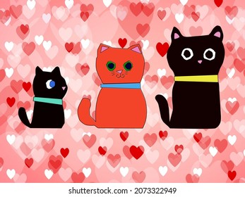 Three Cute Cats For Kids