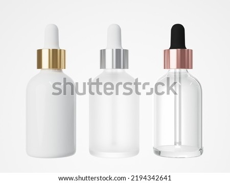 Similar – Image, Stock Photo Transparent cosmetic serum dropper on a blue background