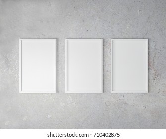 Download Three Poster Mockup Images Stock Photos Vectors Shutterstock PSD Mockup Templates