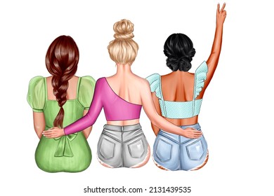 Three Girls In Summer Images. Best Friends. Beautiful Girls