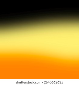 three gradient colors background,black soft yellow and orange