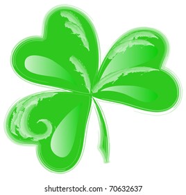 Three Leaf Clover Vector Illustration Stock Illustration 70632637 ...