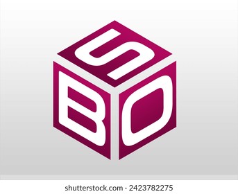 Three Letters BSO Vector Logo, Three Letter Logo, Alphabet B S O Hexagon Shape Vector Icon Template To create monograms, logos and emblems.