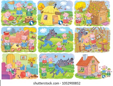 1,080 Fairy tale three little pigs Images, Stock Photos & Vectors ...