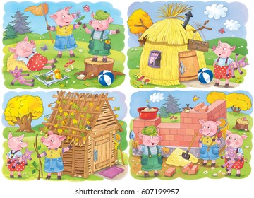 7,012 Homes Little Pigs Images, Stock Photos & Vectors | Shutterstock