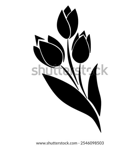 Similar – Image, Stock Photo Tulips monochrome tulips