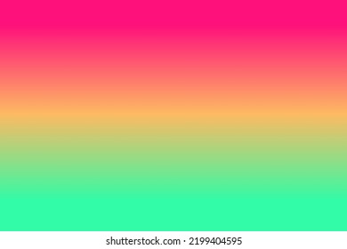 Three-color Gradient Horizontal Stripes For A Cheerful Color Background.