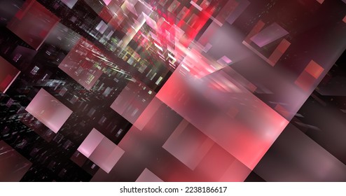 Three-dimensional 3D fractal texture. Computer generated abstract tehnology image.