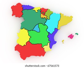 6,766 Spain map 3d Images, Stock Photos & Vectors | Shutterstock