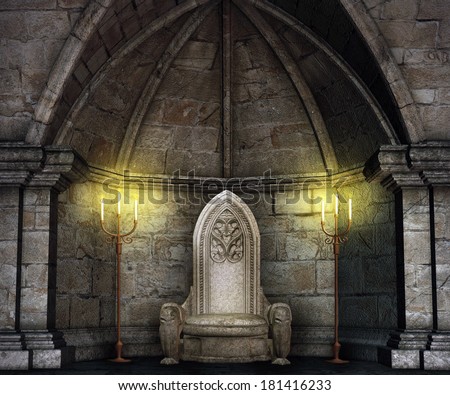 Throne Hall Castle Backdrop