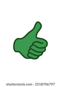 The Thumbs Up button is a sleek, interactive icon for expressing approval. It changes color on click, providing instant feedback and enhancing user engagement in any interface. Simple and effective!