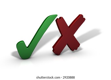 Tick and Cross - Right and Wrong