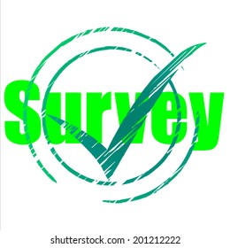 Tick Survey Representing Confirmed Mark And Ok