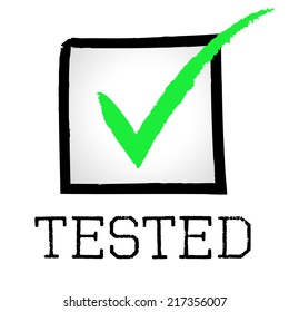 Tick Tested Representing Excellence Tests And Confirm