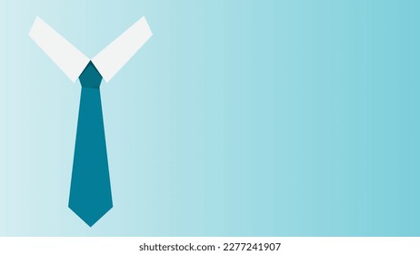 Tie and collar background for Father's Day Celebration - Powered by Shutterstock