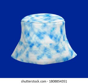 Tie Dye Bucket Hat Outfit, 3d Rendering, 3d Illustration