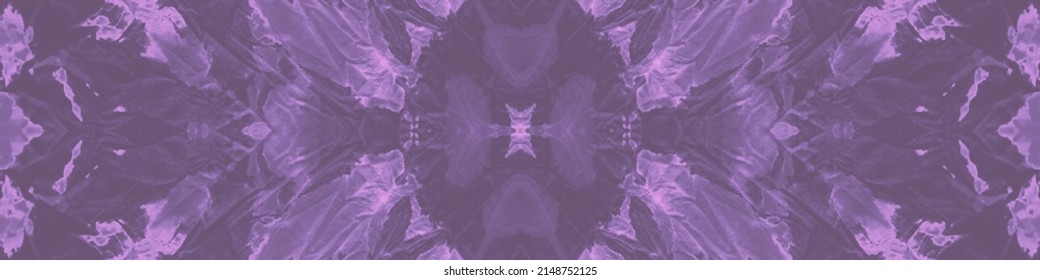 Tie And Dye Fabric. Pink Seamless Psychedelic. Lavender Tie And Dye Texture. Retro Mixed Patterns. Purple Watercolor Style Design. Seamless Ikat Kaleidoscope. Nature Dyeing.