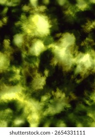The tie dye pattern features a blend of green and yellow hues creating an abstract background