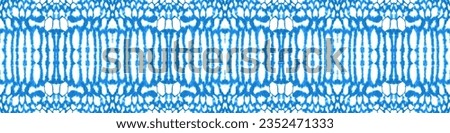 Tie Dye Shibori. Color Mess. Ink Background Painting. Blue,Cyan,White Colorful Wavy Lines Illustration. Abstract Vogue Wallpaper. Continuous Illustration. Wet Tie Dye Shibori.