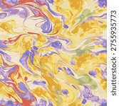 Tie dye and Shibori creative pattern on white canvas in high resolution