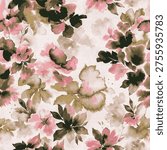 Tie dye and Shibori creative pattern on white canvas in high resolution