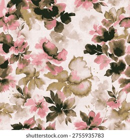 Tie dye and Shibori creative pattern on white canvas in high resolution