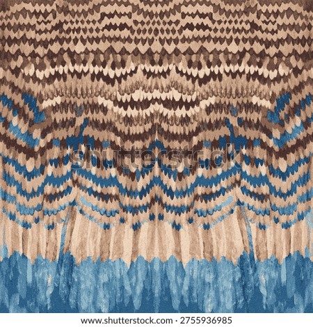 Tie dye and Shibori creative pattern on white canvas in high resolution
