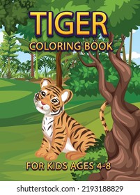 Tiger Coloring Book For Kids