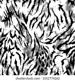 Tiger Fabric Texture New Design Stock Illustration 1552774262