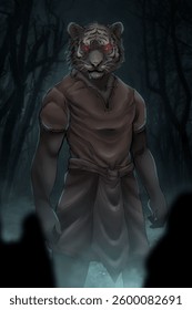 The tiger ghost is often talked about in the West Java and Sumatran communities in Indonesia.