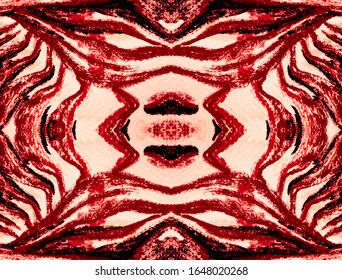 壁紙虎 赤い虎 のプリントリピート ブラックタイガーのプリントファッション ブラシストライプ 青銅ストライプ海図ブロンズゼブラの口 ブラシのストライプ 部族の動物の紋章 の イラスト素材 Shutterstock
