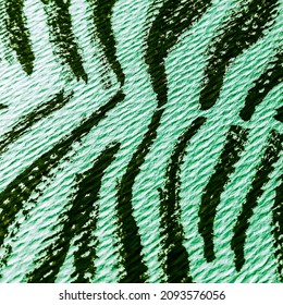 Tiger T Shirt. Olive Tie Die Stripe. Mint Tiger Background. Zebra Fur. Lime Line Illustration Animals. Lime Zebra Print Pattern. Tie-Dye Stripe.