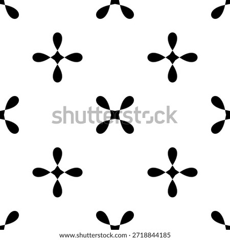 Tile black and white pattern for seamless decoration wallpaper for backgrounds, blogs, www, scrapbooks, party or baby shower invitations and elegant wedding cards. 