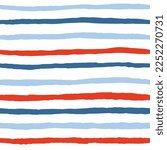 Tile pattern with red, blue and white stripes background