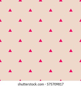 Tile Pink Triangle Pattern