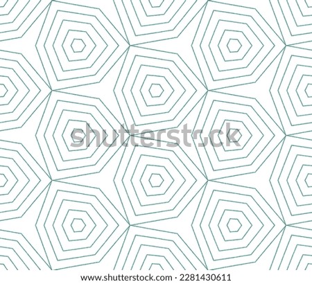 Tiled watercolor pattern. Turquoise symmetrical kaleidoscope background. Textile ready tempting print, swimwear fabric, wallpaper, wrapping. Hand painted tiled watercolor seamless. Stockfoto © 