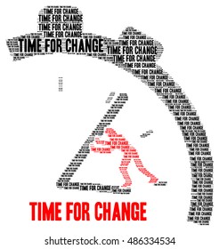 Time for change concept