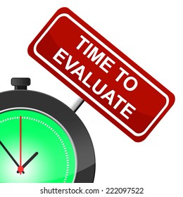 Time To Evaluate Meaning Evaluation Calculate And Evaluating