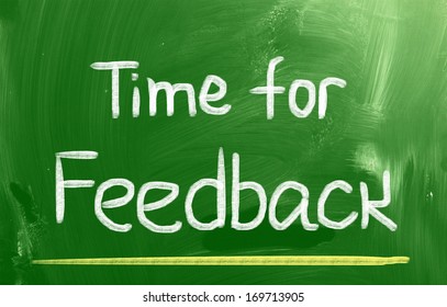 Time For Feedback Concept