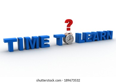 Time to learn concept