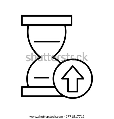 Time Loading Hourglass Countdown Wait Icon. Hour Sand Glass Measure Time Icon. Waiting vector icon set. Time illustration sign collection. Clock symbol. hourglass logo. Hourglass icon trendy.