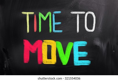 Time To Move Concept - Powered by Shutterstock