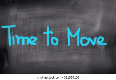 Time To Move Concept