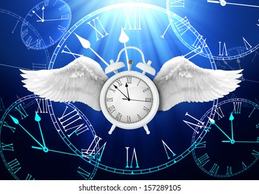 Time Passing Concept Stock Illustration 157289105 | Shutterstock