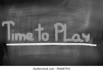 Time To Play Concept