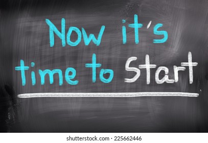 Time To Start Concept