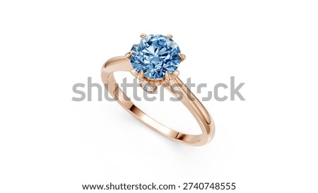 Timeless engagement ring with refined simplicity.